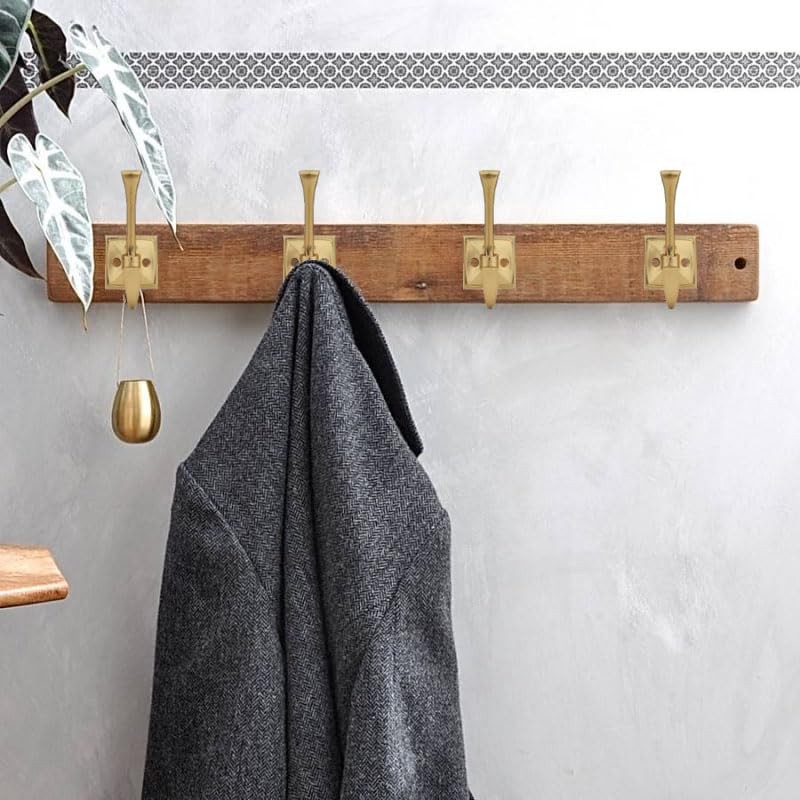 CABDM 5 Pack Decorative Heavy Duty Towel Hooks for Hanging