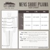 CityComfort Mens Pyjamas, Men's Short PJs, Lounge Wear Set for
