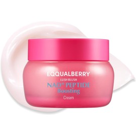 EQQUALBERRY Crema estimulante de péptidos NAD+ - Crema hidratante que mejora el colágeno para la elasticidad de la piel, envejecimiento saludable y cuidado de las arrugas, crema facial coreana