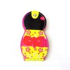 Nail Care 6 Piece Set Kokeshi Wind with Case (Yellow)