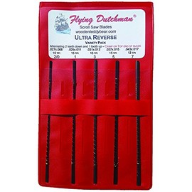 Flying Dutchman Ultra Reverse Five Dozen Pinless Scroll Saw Blade Variety Pack
