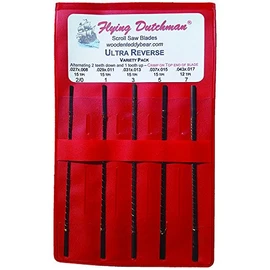 Flying Dutchman Ultra Reverse Five Dozen Pinless Scroll Saw Blade Variety Pack