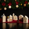 Relaxdays Ceramic Tea Light House, Light House for 1 Tea