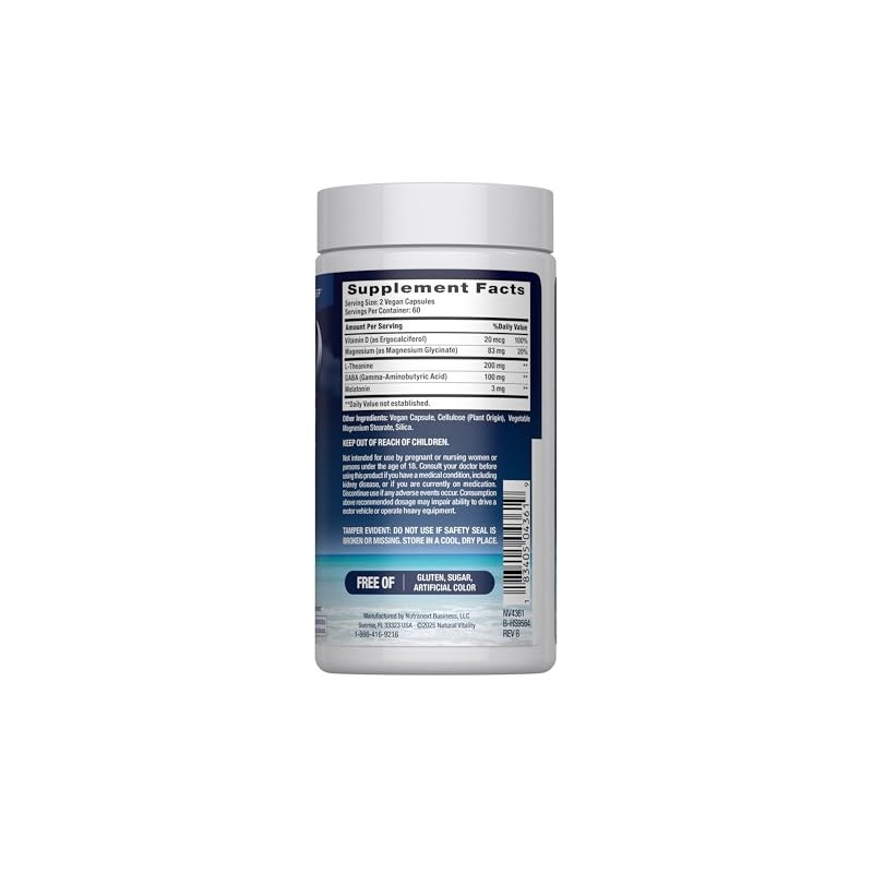 Natural Vitality Cápsulas Dormir Tranquilo