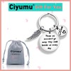 Ciyumu Mom Memorial Keychain Gift Loss of Mother Sympathy Jewelry