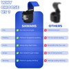 Lifting Hooks Non-Slip Coated Heavy Duty Solid Steel Neoprene Thick