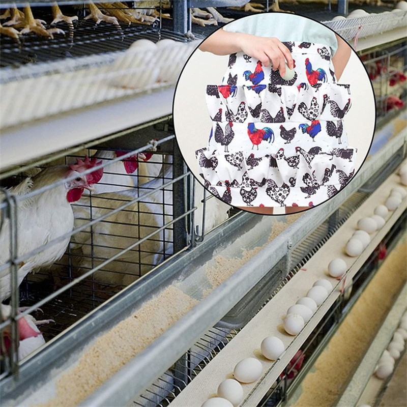 Chicken Egg Collecting Apron 12 Deep Pockets for Hense Duck