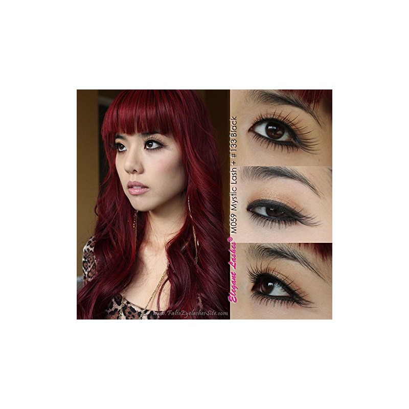 Elegant Lashes #133 Black 100% Human Hair False Under Eyelashes