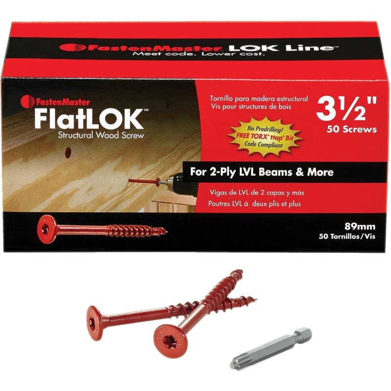 FastenMaster Flatlok No. 14 x 3-1/2 in. L #40 Torx