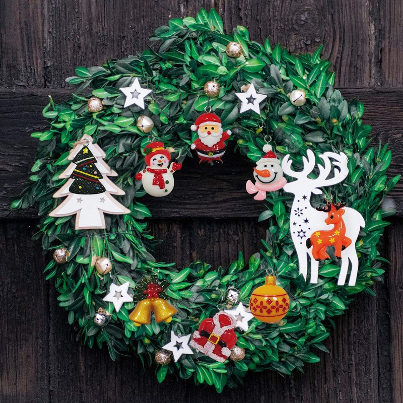 30pcs Mini Christmas Ornaments for Mini Tree Decorations Small Christmas