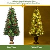 BestComfort 3ft Pre-lit Artificial Christmas Tree for Entrance, 40 Led