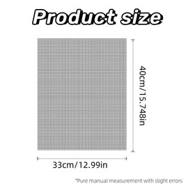 Non-Stick BBQ Grill Mesh Teflon Grilling Net Barbecue Mat, 2Pcs BBQ Mesh Grill Mat BBQ Grill Mats, Barbecue Grid Mesh BBQ Mesh Grill Mats BBQ Grill Mesh BBQ Grill Net Baking BBQ Mesh Reusable Teflon