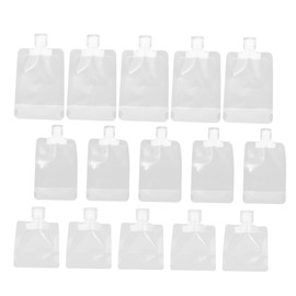 BIUDECO 24pcs Portable Cosmetic Dispenser Bags Reusable Travel Lotion Storage Containers for Toiletries for Vacation Camping and Business Travel