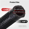EVIL ENERGY 12AN Fuel Line Kit, 12AN Hose Braided Fuel