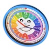 Univok Children's Wall Clock No Ticking Noises Children's Clock Learning
