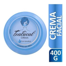 Teatrical Crema Sólida con Lanolina 400 g Hidratación Intensiva Día/Noche Piel Seca