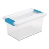 Sterilite Medium Clip Box, Stackable Small Storage Bin with Latching