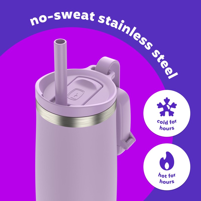 Bubba 24 oz Radiant Tumbler With Case, Rubberized Lilac Dream