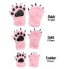 Lazy One Animal Paw Mittens for Adults and Kids, Bear,