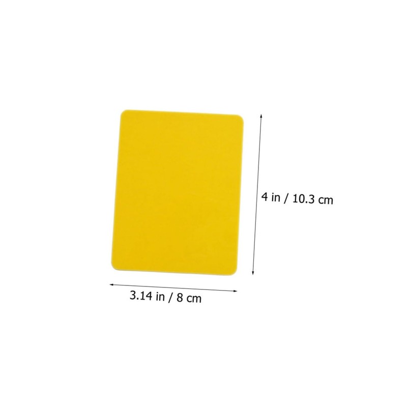 Kisangel 32pcs Referee Practical Cards Red Yellow Sports Judge Cards