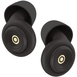 Avoxins Ear Plugs for Sleeping Reusable Earplugs for Concerts Noise Cancelling 45dB Soft Noise Reduction Earbuds for Travel, Focus, Work Silicone Hearing Protection with 9 Ear Tips & Case (Black)