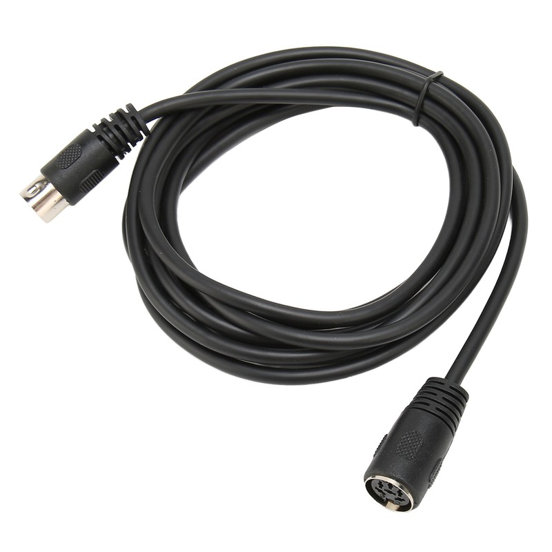 6 Pin DIN Male to Female Cable Sound Data Signal