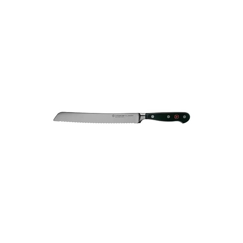 Wüsthof Classic 8" Bread Knife, Black