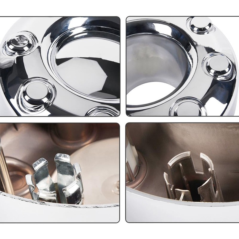 DOTCOM 4PCS Wheel Center Hub Caps Set 17 Inch Fit