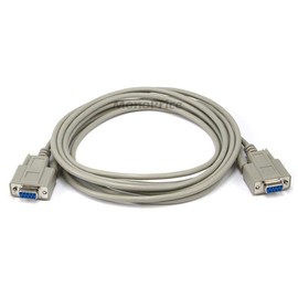 Monoprice Molded Cable - 10 Feet - Beige | DB 9 Female/Female