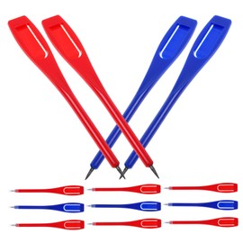 Generic 40Pcs Golf Scoring Pencils Writing Pencils Red Blue Non Sharpening Erasable for Office Home Golf Use for Designers and Beginners