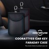 Coorattyes 2024 Faraday Bag Key Protector, 2 Pack Signal Blocking