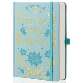 MGGAO College Rule Notebook for Women Men, 318 Numbered Pages Journal, A5 Butterfly Floral Journals for Writing, Aesthetic Notebooks, Work School Note Taking, 5.4" x 8.4"