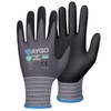 KAYGO Safety Work Gloves 6 Pairs MicroFoam Nitrile Coated- Seamless