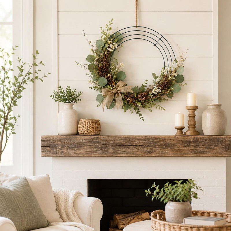 6 Pack Metal Wreath Frame - 18 Inch Wreath Form