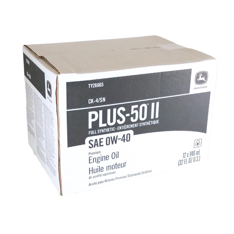 John Deere (2 PACK) Plus-50 II Full Synthetic SAE 0W-40