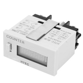 Hilitand H7EC-BLM Small Electronic Counter, 6 Digit Counter, 0-999999, Max Counting Speed 200 Times/sec, LCD Digital Counter