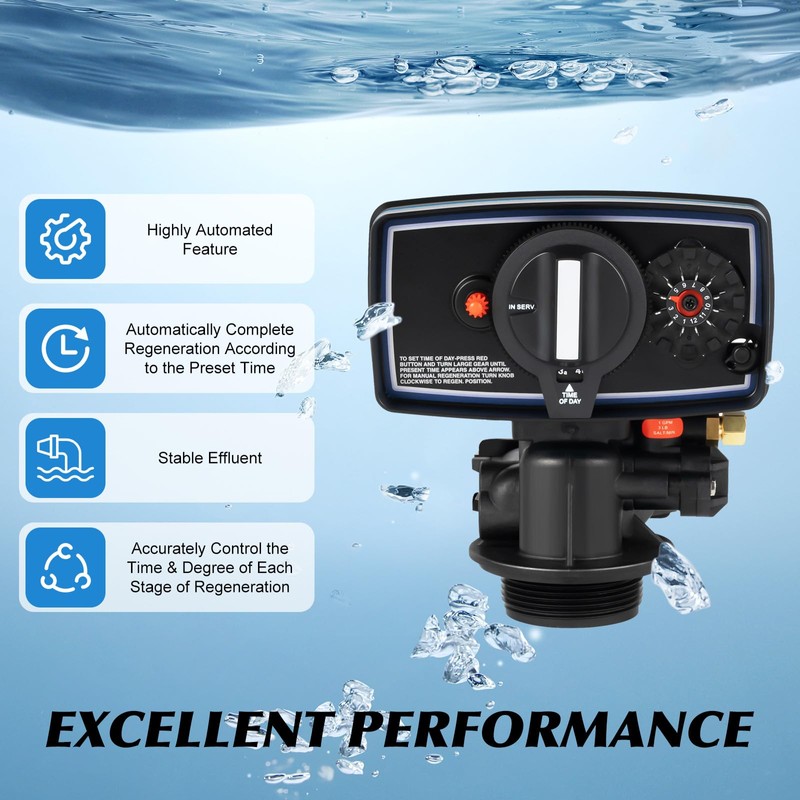 110V 12-Day Time Clock Control Valve 3W Water Purifier Time