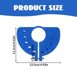 ARTGUTS Drill Bit Sharpener - Right Angle Drill Attachment, Drill Bit Grinding Attachment Sharpener for All Bits | Universal Compatibility for All Drill Bit Types | Electric Drill Accessories (Blue)