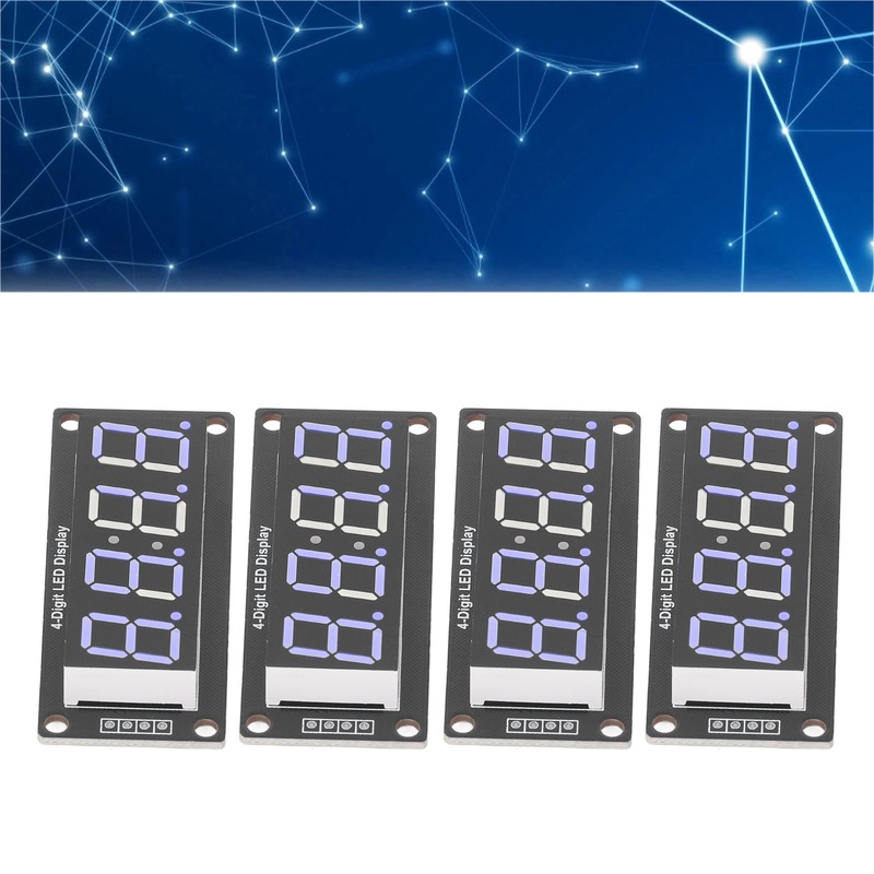 4 Set 4 Digit Digital Tube LED Display Board 7