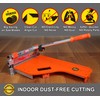 Laminate/Vinyl Floor Cutter, 13” Vinyl Plank Cutter with Wheels –