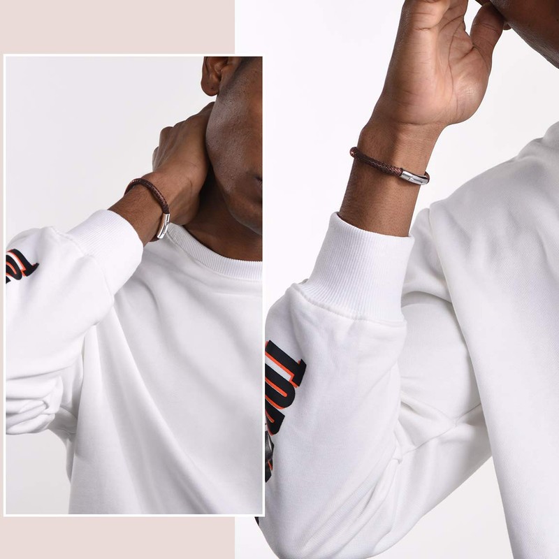 Surfer Bracelets Men & Women 5mm 22CM Waterproof Braided Genuine