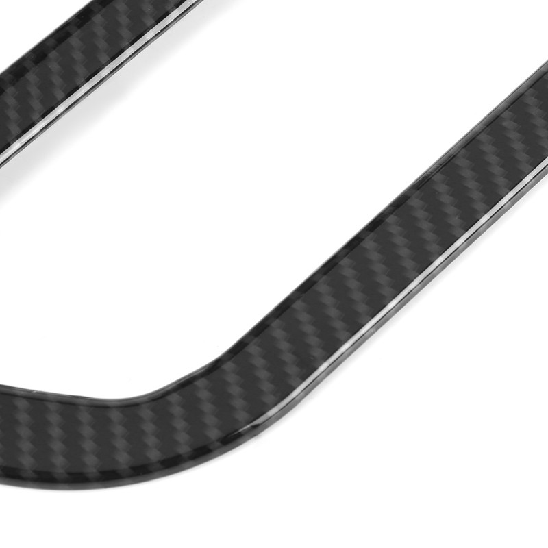 Carbon Fiber Style Car Center Air Condition Frame Cover Trim
