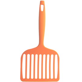 Nagao Tsubamesanjo Okonomiyaki Spatula, Large, 66 Nylon, Orange, Made in Japan
