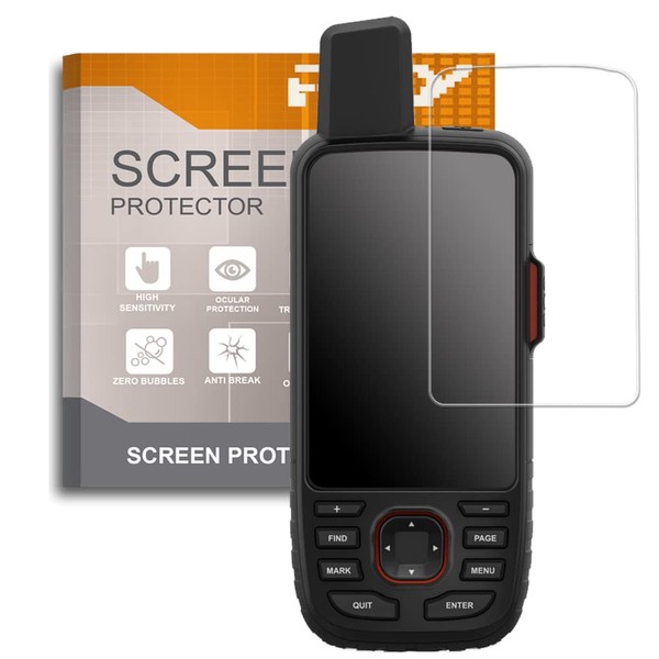 REY Pack of 7 Screen Protectors for GARMIN GPSMAP 67