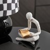 Home Decor Pulp Reading Thinker Statue Aesthetic Sculpture Room Decor