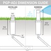 Hunter Adjustable Rotor Sprinkler Head with 4" Pop-Up
