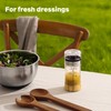 SILBERTHAL Glass Salad Dressing Shaker 300ml with Printed Recipes