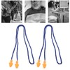 2Pcs Earplug Soft Silicone Ear Plug Tree Design Noise Reduction