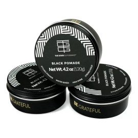 The Good Guys Brand Pomada Para Cabello Tgg Pack De 3 Black Pomade 120g C/u