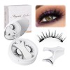 Kit De Pestañas Magnéticas Reutilizables Con Aplicador